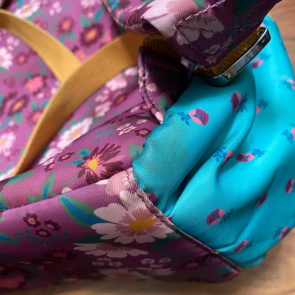 MATILDA JANE Pack Up Backpack Purple Floral School Travel Kids Girls Zip Pockets - Picture 11 of 15